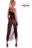 Sexy dlouhá noční košilka Elegant - Černá